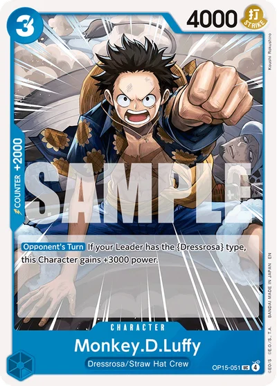 Monkey.D.Luffy 051 OP15 One Piece TCG Card
