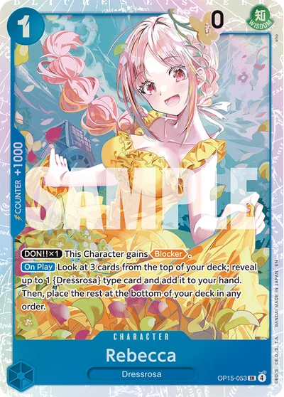 Rebecca 053 Adventure on Kamis Island One Piece Card