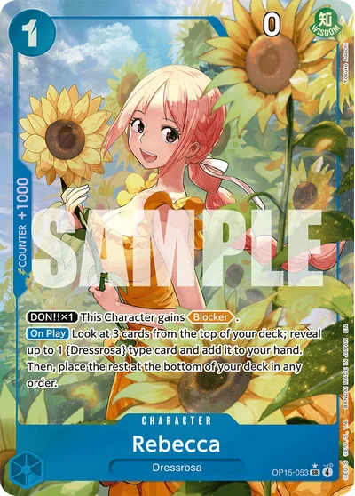 Rebecca (altArt) 053 Adventure on Kamis Island One Piece Card