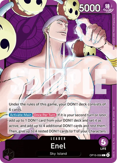 Enel 058 OP15 One Piece TCG Card