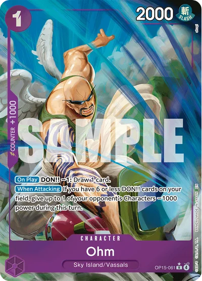 Ohm (altArt) 061 Adventure on Kamis Island One Piece Card