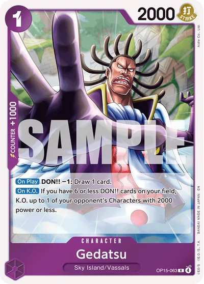 Gedatsu 063 OP15 One Piece TCG Card