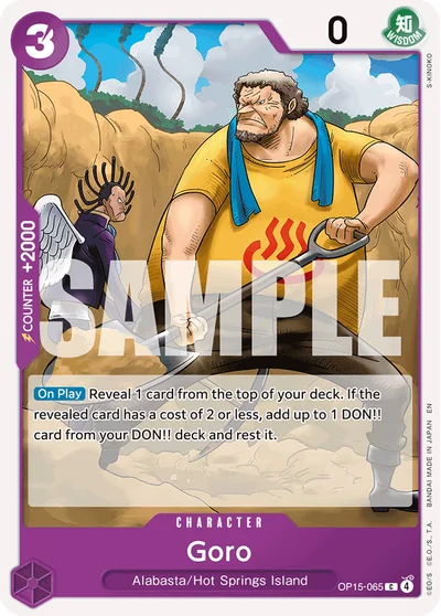 Goro 065 OP15 One Piece TCG Card
