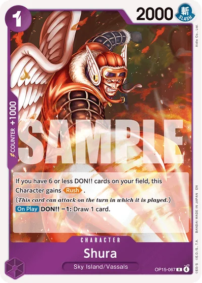 Shura 067 OP15 One Piece TCG Card