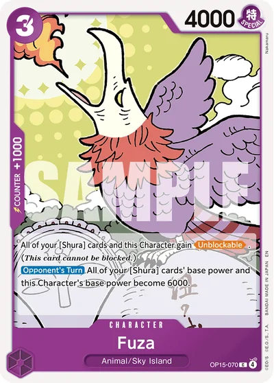 Fuza 070 OP15 One Piece TCG Card