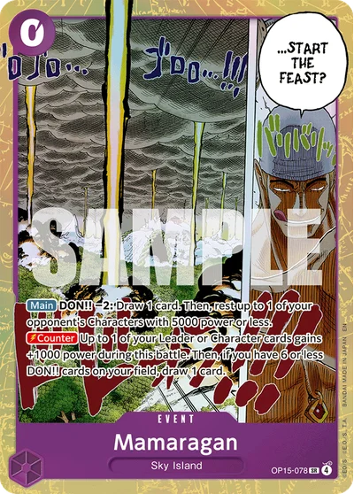 Mamaragan 078 Adventure on Kamis Island One Piece Card