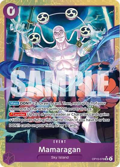 Mamaragan (altArt) 078 OP15 One Piece TCG Card