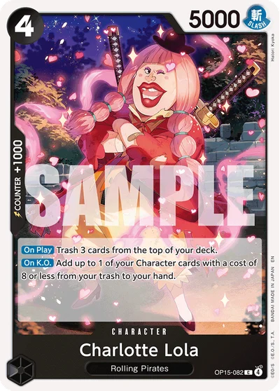 Charlotte Lola 082 OP15 One Piece TCG Card