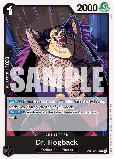 Dr. Hogback 084 OP15 One Piece TCG Card