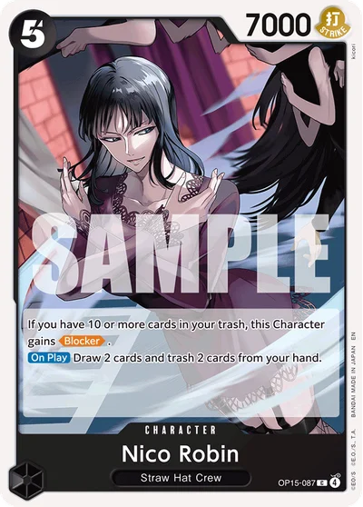 Nico Robin 087 OP15 One Piece TCG Card