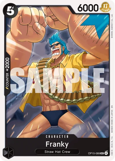 Franky 089 OP15 One Piece TCG Card
