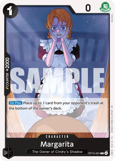 Margarita 091 OP15 One Piece TCG Card