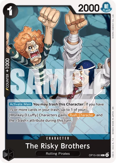 The Risky Brothers 093 OP15 One Piece TCG Card