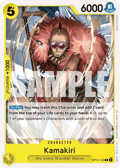 Kamakiri 100 OP15 One Piece TCG Card