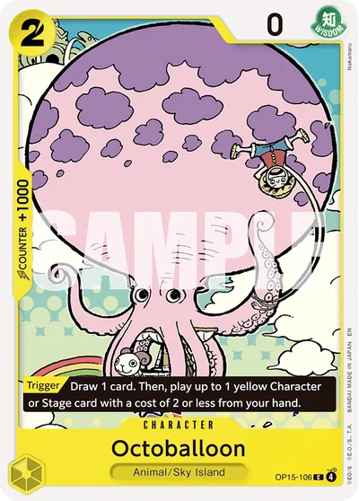 Octoballoon 106 OP15 One Piece TCG Card