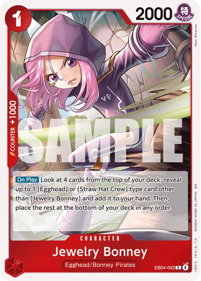 Jewelry Bonney EB04-002 OP15 One Piece TCG Card