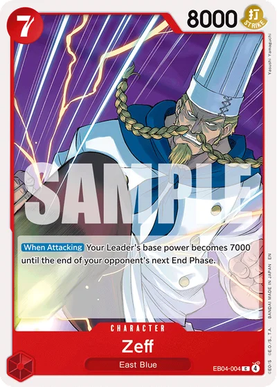 Zeff EB04-004 OP15 One Piece TCG Card