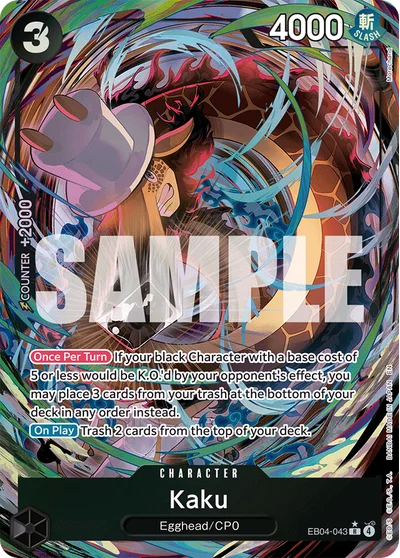 Kaku (altArt) EB04-043 OP15 One Piece TCG Card