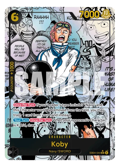 Koby (mangaAltArt) EB04-044 Adventure on Kamis Island One Piece Card