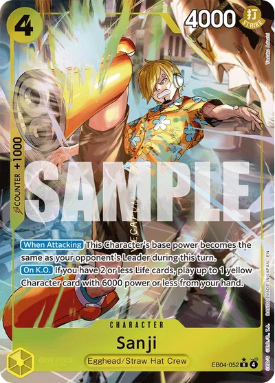 Sanji (altArt) EB04-052 Adventure on Kamis Island One Piece Card