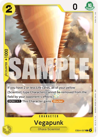 Vegapunk EB04-057 OP15 One Piece TCG Card
