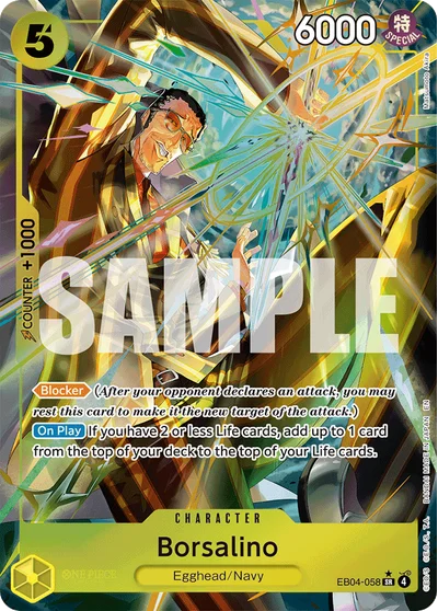 Borsalino (altArt) EB04-058 Adventure on Kamis Island One Piece Card