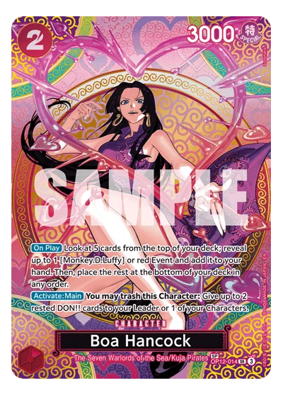 Boa Hancock OP12-014 Adventure on Kamis Island One Piece Card