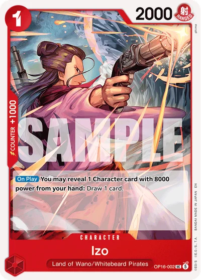 Izo 002 OP16 One Piece TCG Card