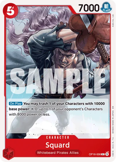 Squard 008 OP16 One Piece TCG Card