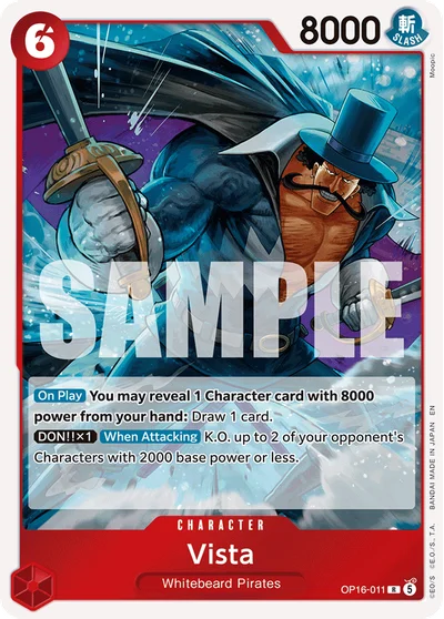 Vista 011 OP16 One Piece TCG Card