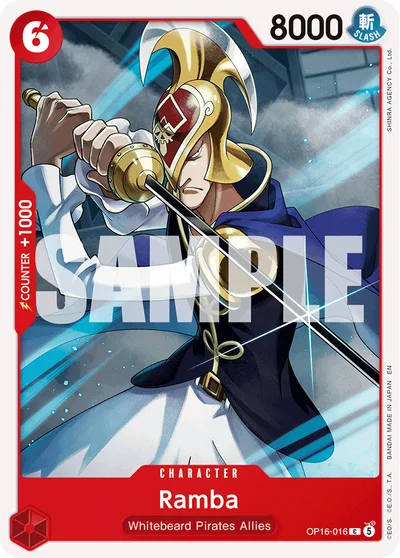 Ramba 016 OP16 One Piece TCG Card