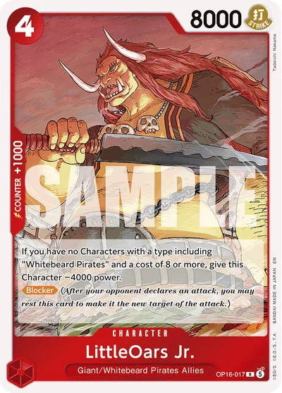 LittleOars Jr. 017 OP16 One Piece TCG Card