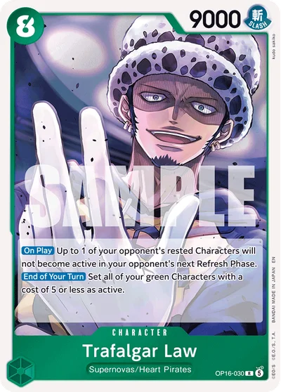 Trafalgar Law 030 OP16 One Piece TCG Card