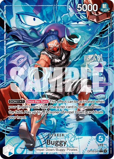 Buggy (altArt) 041 OP16 One Piece TCG Card