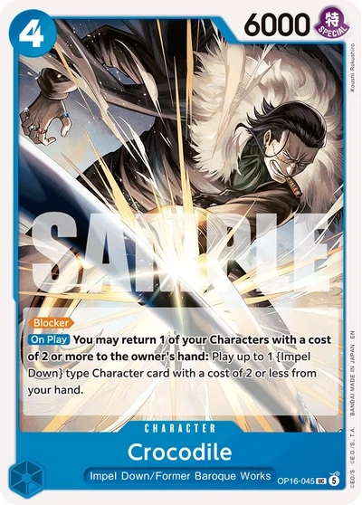Crocodile 045 OP16 One Piece TCG Card
