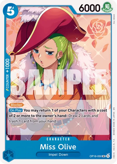 Miss Olive 050 OP16 One Piece TCG Card
