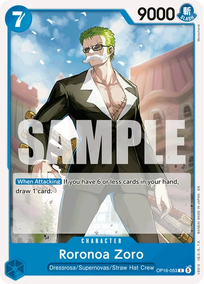 Roronoa Zoro 053 OP16 One Piece TCG Card