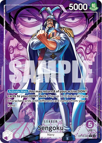 Sengoku (altArt) 060 The Time of Battle One Piece Card