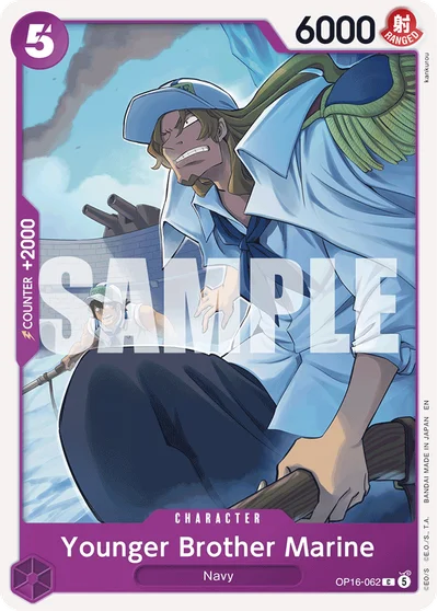 Younger Brother Marine 062 OP16 One Piece TCG Card