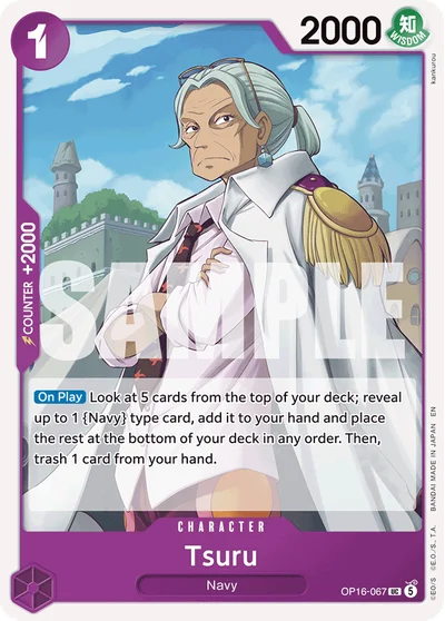 Tsuru 067 OP16 One Piece TCG Card