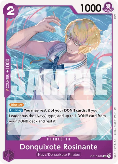 Donquixote Rosinante 070 OP16 One Piece TCG Card