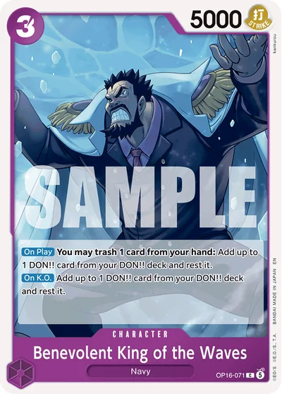 Benevolent King of the Waves 071 OP16 One Piece TCG Card