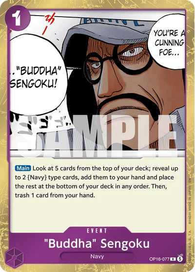 Buddha Sengoku 077 OP16 One Piece TCG Card