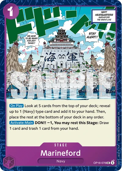 Marineford 078 OP16 One Piece TCG Card