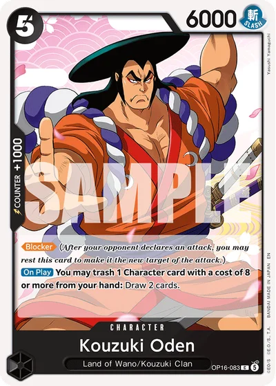 Kouzuki Oden 083 OP16 One Piece TCG Card