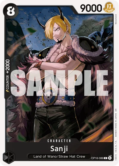 Sanji 086 OP16 One Piece TCG Card
