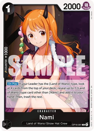 Nami 091 OP16 One Piece TCG Card