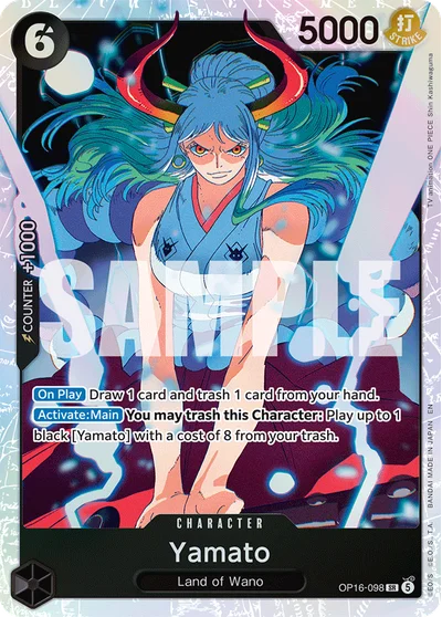 Yamato 098 The Time of Battle One Piece Card