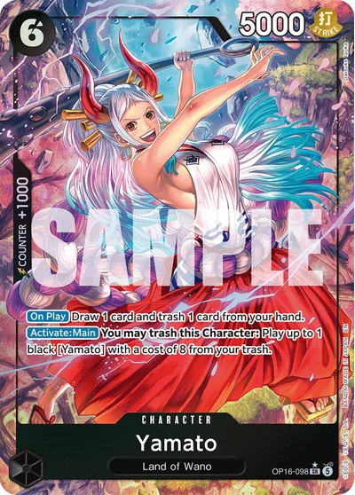Yamato (altArt) 098 The Time of Battle One Piece Card