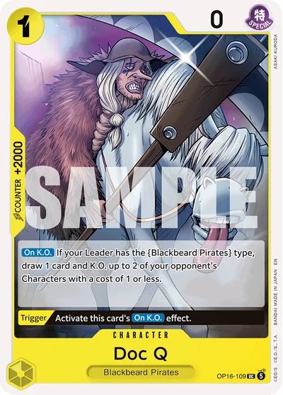 Doc Q 109 OP16 One Piece TCG Card